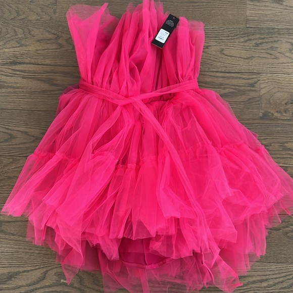 Vibrant Pink Tulle Dress - Picture 4 of 4